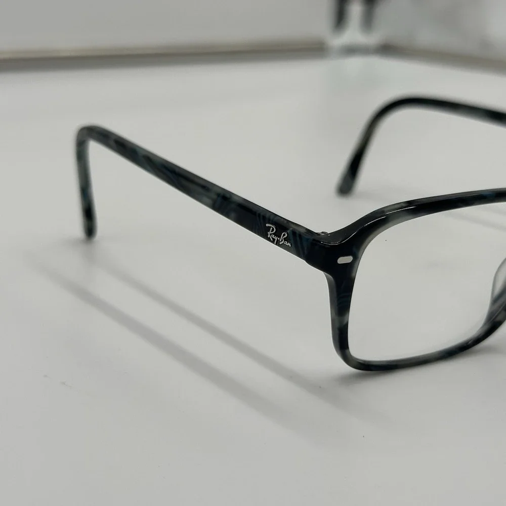 Ray Ban Mens Raimond Large Square Eyeglasses RB5431 Fantasy Blue Frames Only